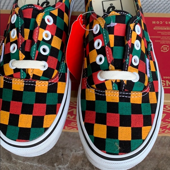 VANS AUTHENTIC WASHED BLACK/MULTI WMNS - Picture 9 of 16